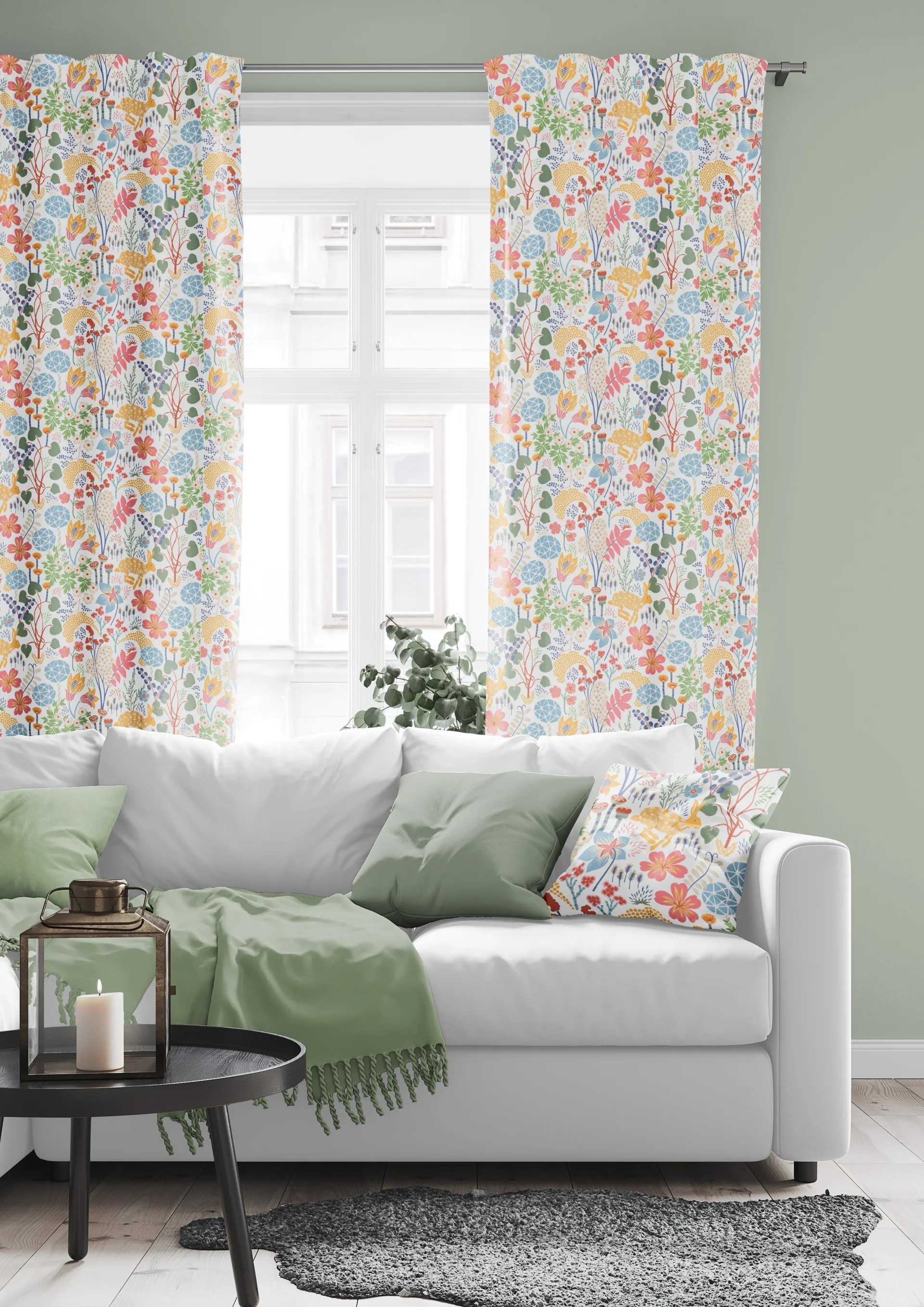 Lyckeflykt stof, Multi Arvidssons Textil