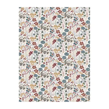Lyckeflykt stof - Rust/Brun - Arvidssons Textil