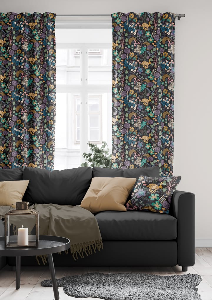 Lyckeflykt stof, Sort Arvidssons Textil