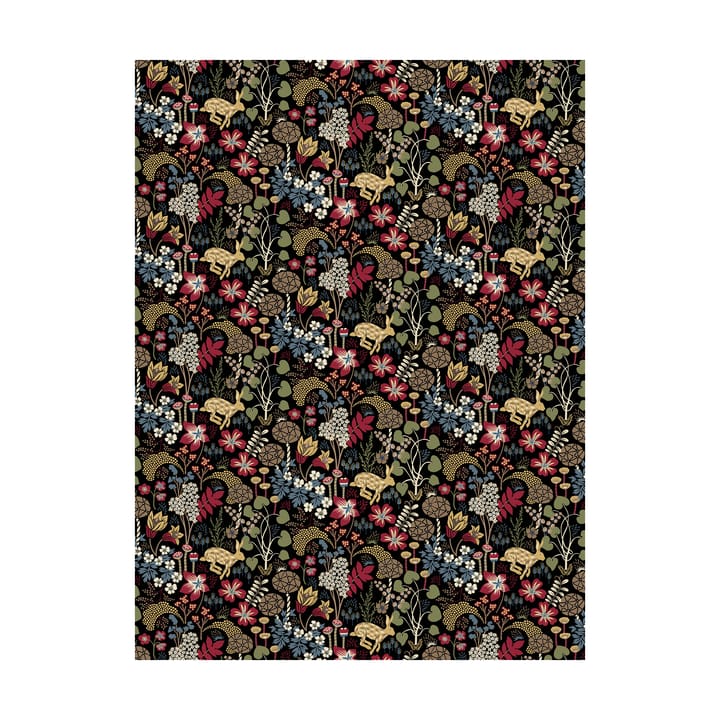 Lyckeflykt voksdug - Rød/Brun - Arvidssons Textil