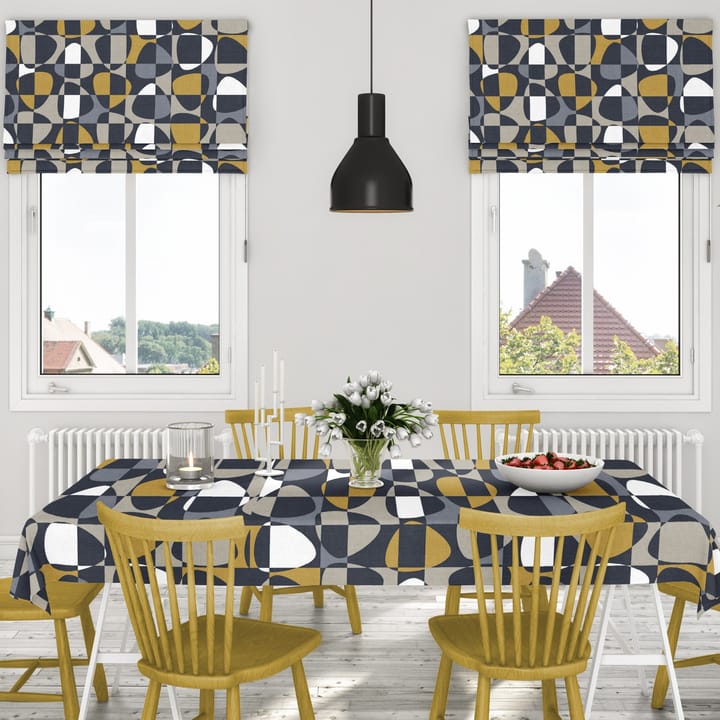 Mosaik voksdug - Mørkegrå - Arvidssons Textil