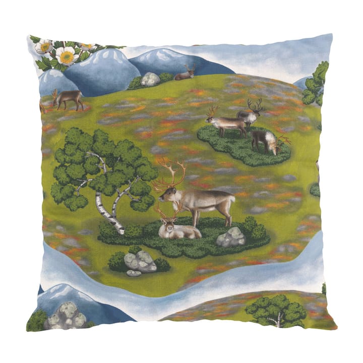 Renvandring pudebetræk 47x47 cm - Grøn - Arvidssons Textil