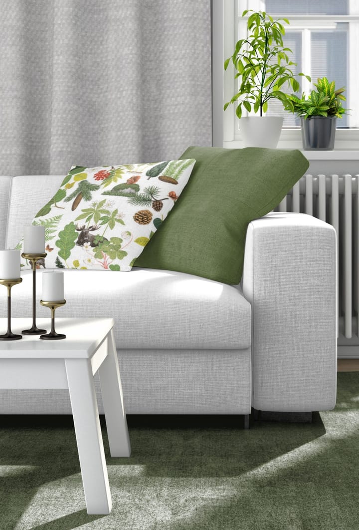 Skogsliv pudebetræk 47x47 cm, Grøn Arvidssons Textil