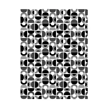 Spiraldans stof - Grå - Arvidssons Textil