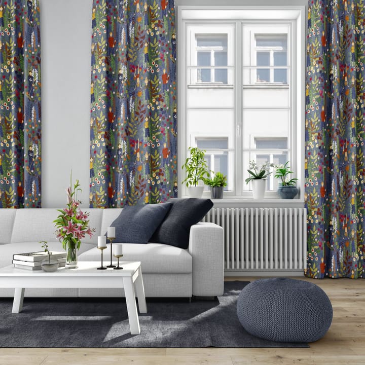 Trädgård stof, Blå Arvidssons Textil