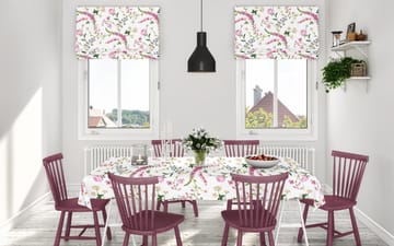 Trädgårdsblom voksdug - Lyserød - Arvidssons Textil
