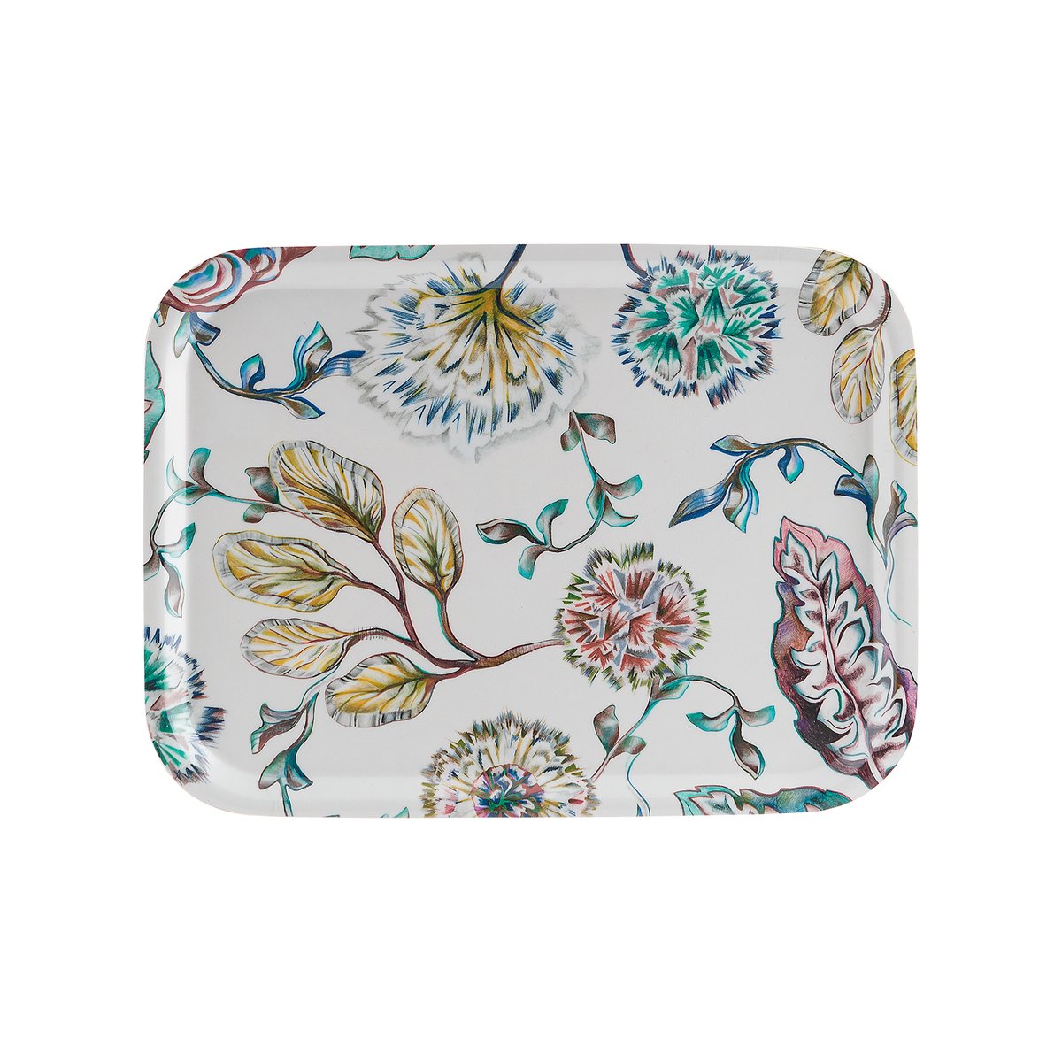 Åry Home In Bloom bakke 20x27 cm | Skandinavisk Design | Serveringsbakker | Flerfarvet