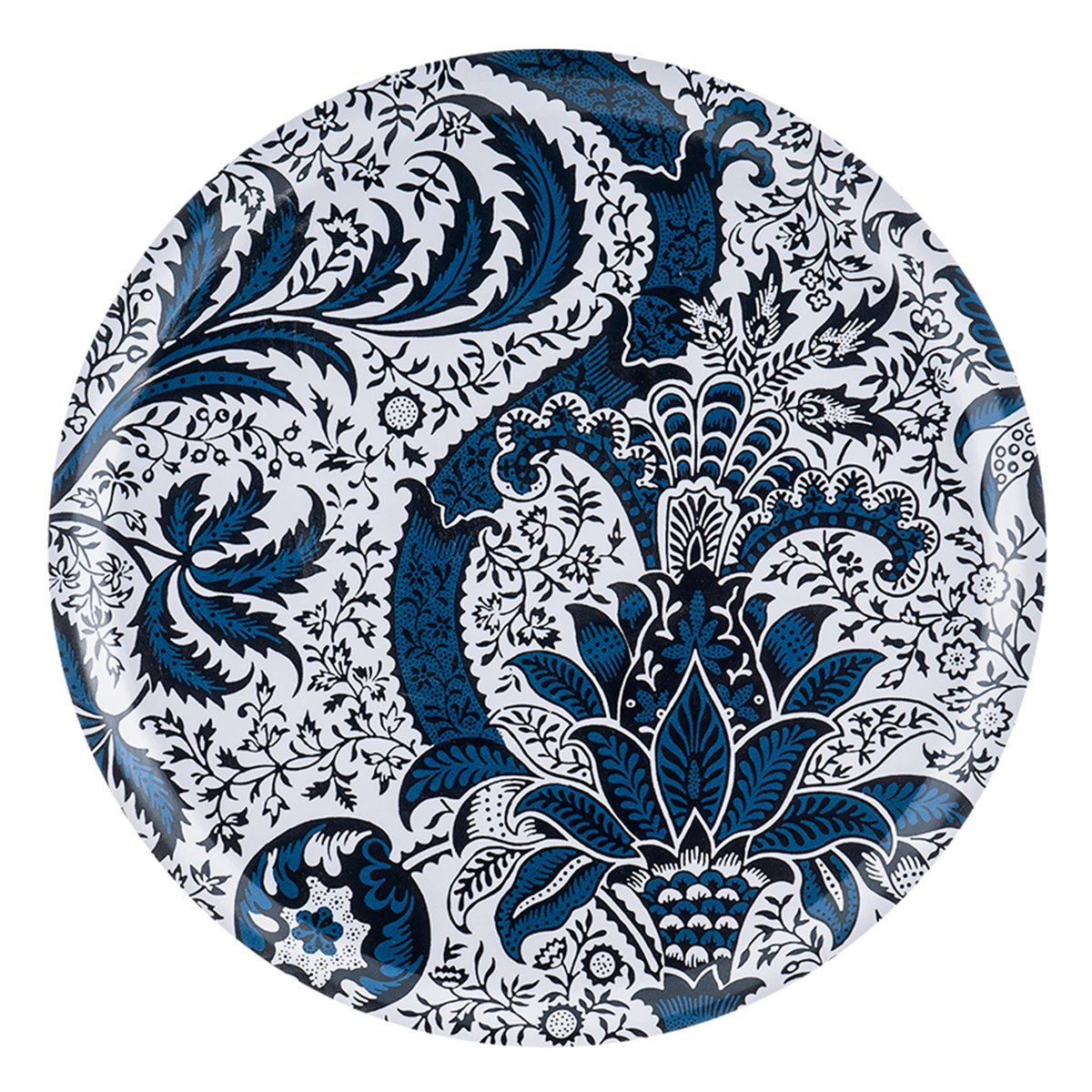 Åry Home Indian Indigo bakke Ø 38 cm | Skandinavisk Design | Serveringsbakker | Blå