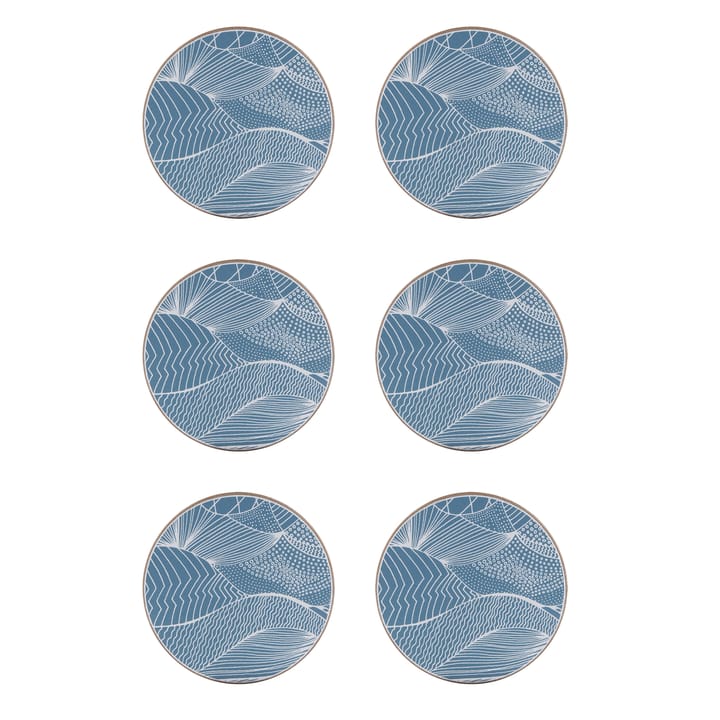 Japanese Landscape glasbrikker 6-pak - Ocean - Åry Home