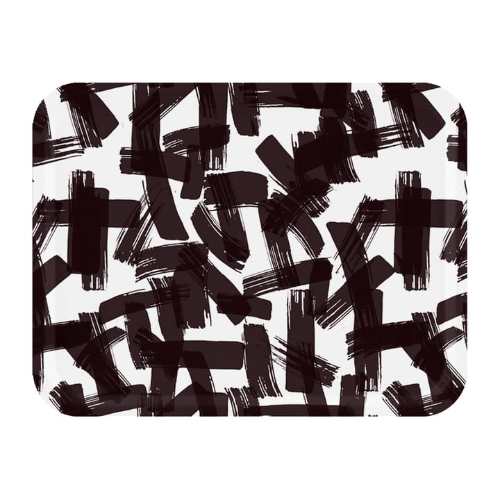 Kryss bakke 33x43 cm - Black/White - Åry Home