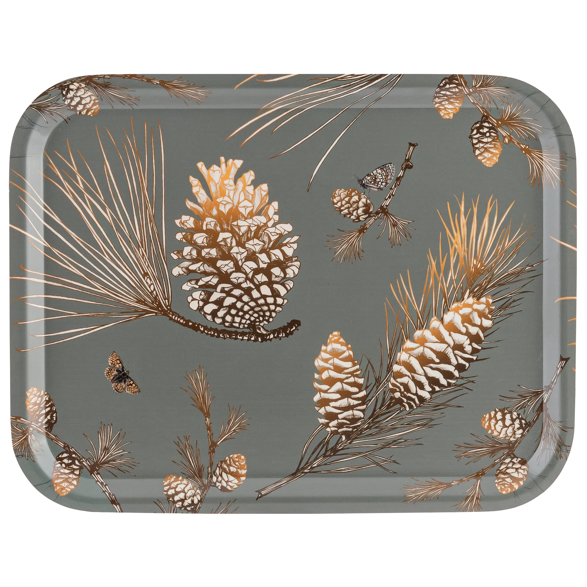 Pine Cone bakke 28x36 cm, Moss grey Åry Home