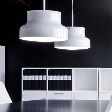 Bumling lampa stor 600 mm, Hvid-opalglas Ateljé Lyktan