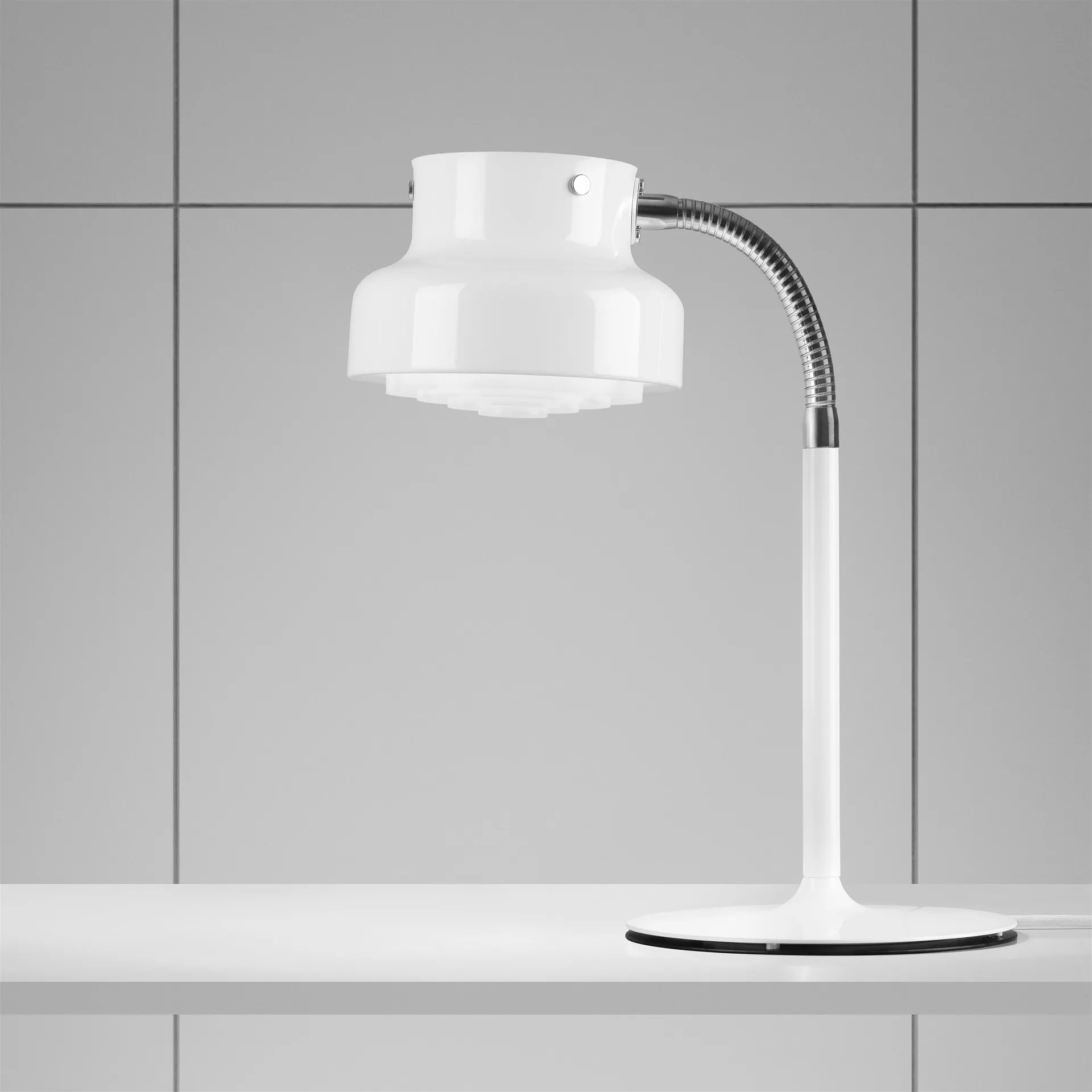 Bumling mini bordlampe Ø19 cm, Hvid Ateljé Lyktan