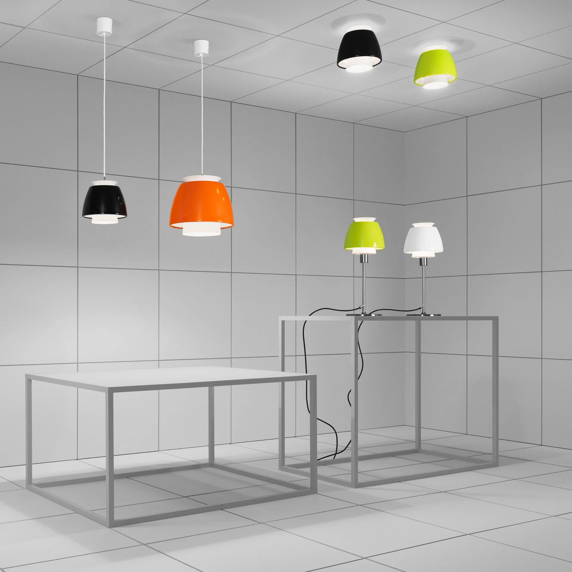 Buzz bordlampe, Hvid Ateljé Lyktan