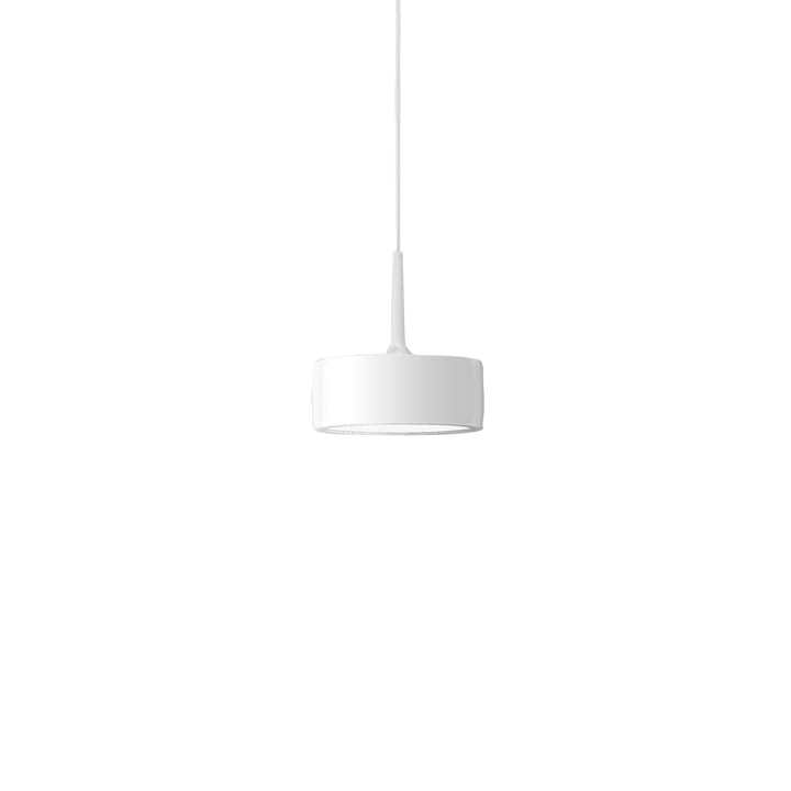 Riff Puck pendel - Hvid, medium, LED - Ateljé Lyktan