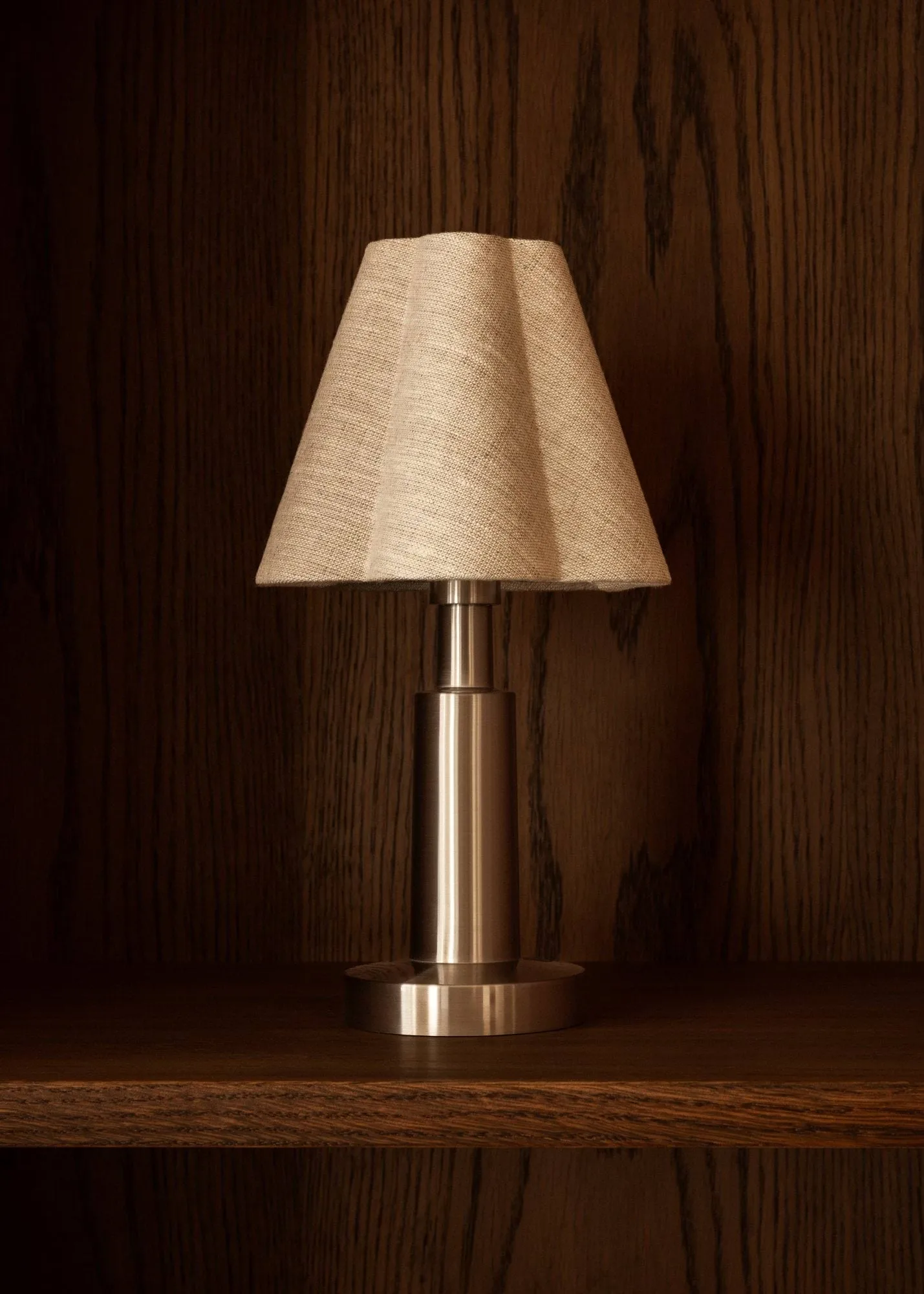 Admiral bærbar bordlampe, Chrome-linen, 27 cm Audo Copenhagen