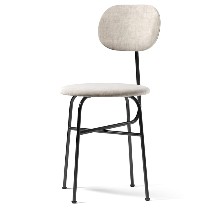 Afteroom spisestol sorte ben stofbetræk, Maple 222 Audo Copenhagen