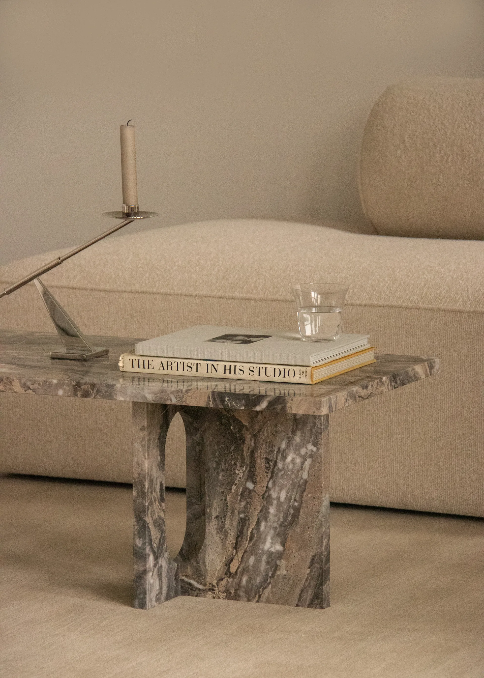 Androgyne loungebord 45x120 cm, Grey galaxy-grey galaxy Audo Copenhagen