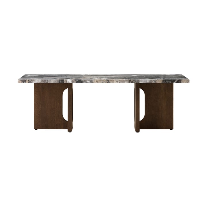Androgyne loungebord 45x120 cm - Grey galaxy-mørkbejdset eg - Audo Copenhagen