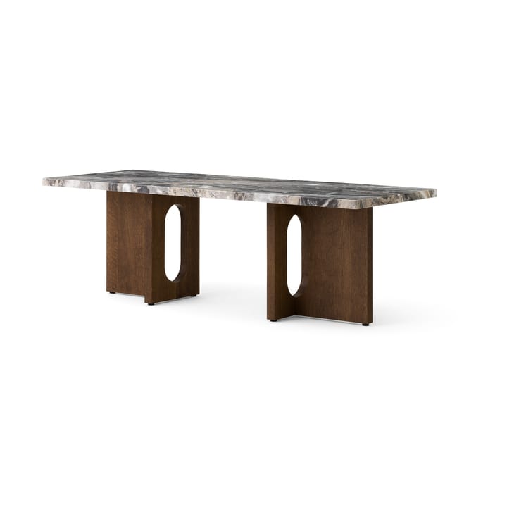 Androgyne loungebord 45x120 cm, Grey galaxy-mørkbejdset eg Audo Copenhagen