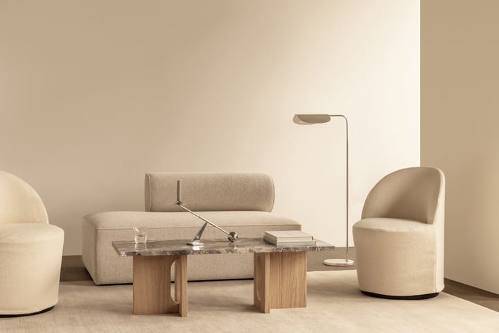 Androgyne loungebord 45x120 cm, Grey galaxy-ubehandlet eg Audo Copenhagen