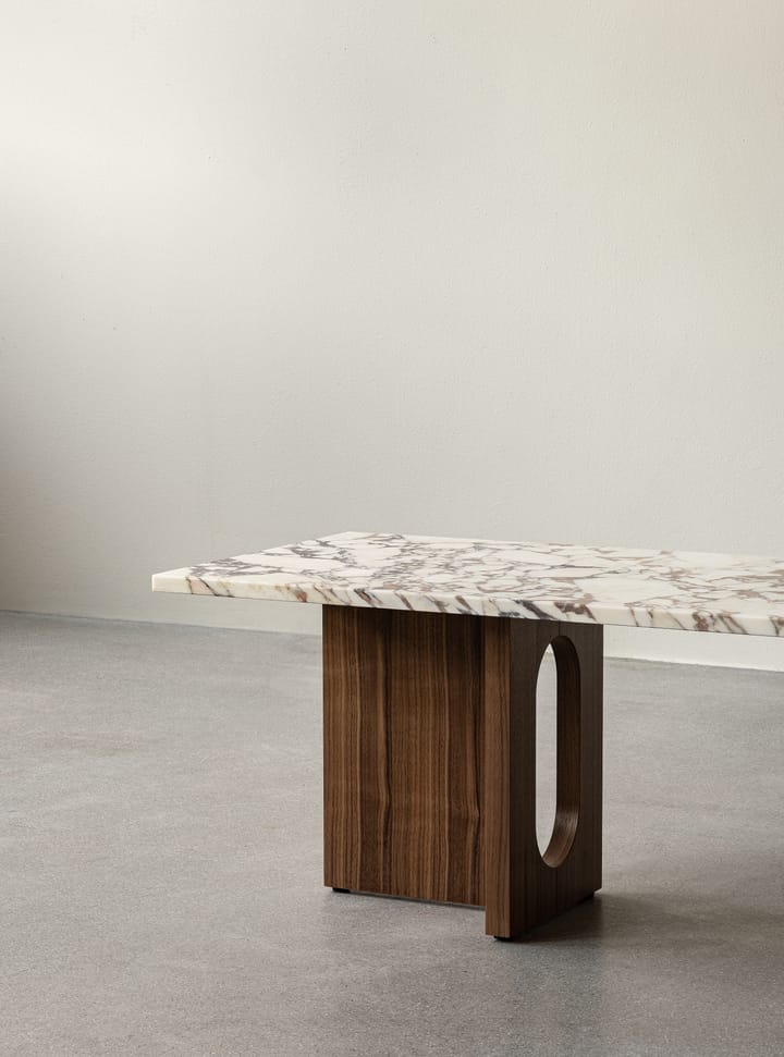 Androgyne loungebord, Dark st. oak-Calacatta viola Audo Copenhagen