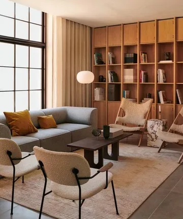 Androgyne loungebord - oak dark stained - Audo Copenhagen