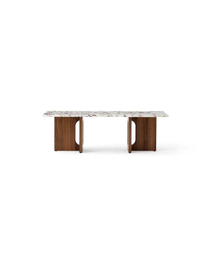 Androgyne loungebord, Walnut/Calacatta viola Audo Copenhagen
