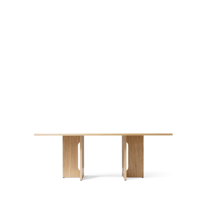 Androgyne Rectangular spisebord, natural oak, 210x109 cm Audo Copenhagen
