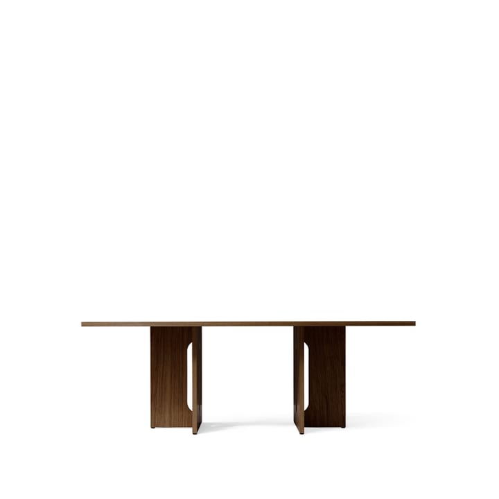 Androgyne Rectangular spisebord - oak dark stained, 210x109 cm - Audo Copenhagen
