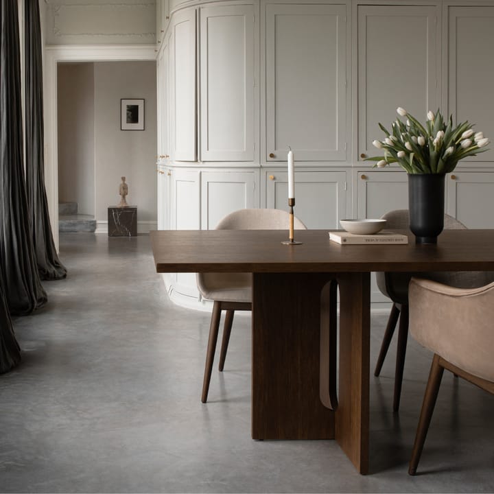 Androgyne Rectangular spisebord, oak dark stained, 280x110 cm Audo Copenhagen