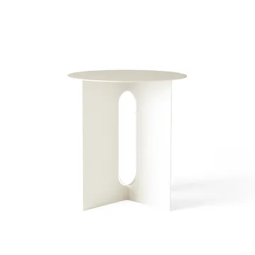 Androgyne sidebord Ø40x43 cm - elfenbenhvid - Audo Copenhagen