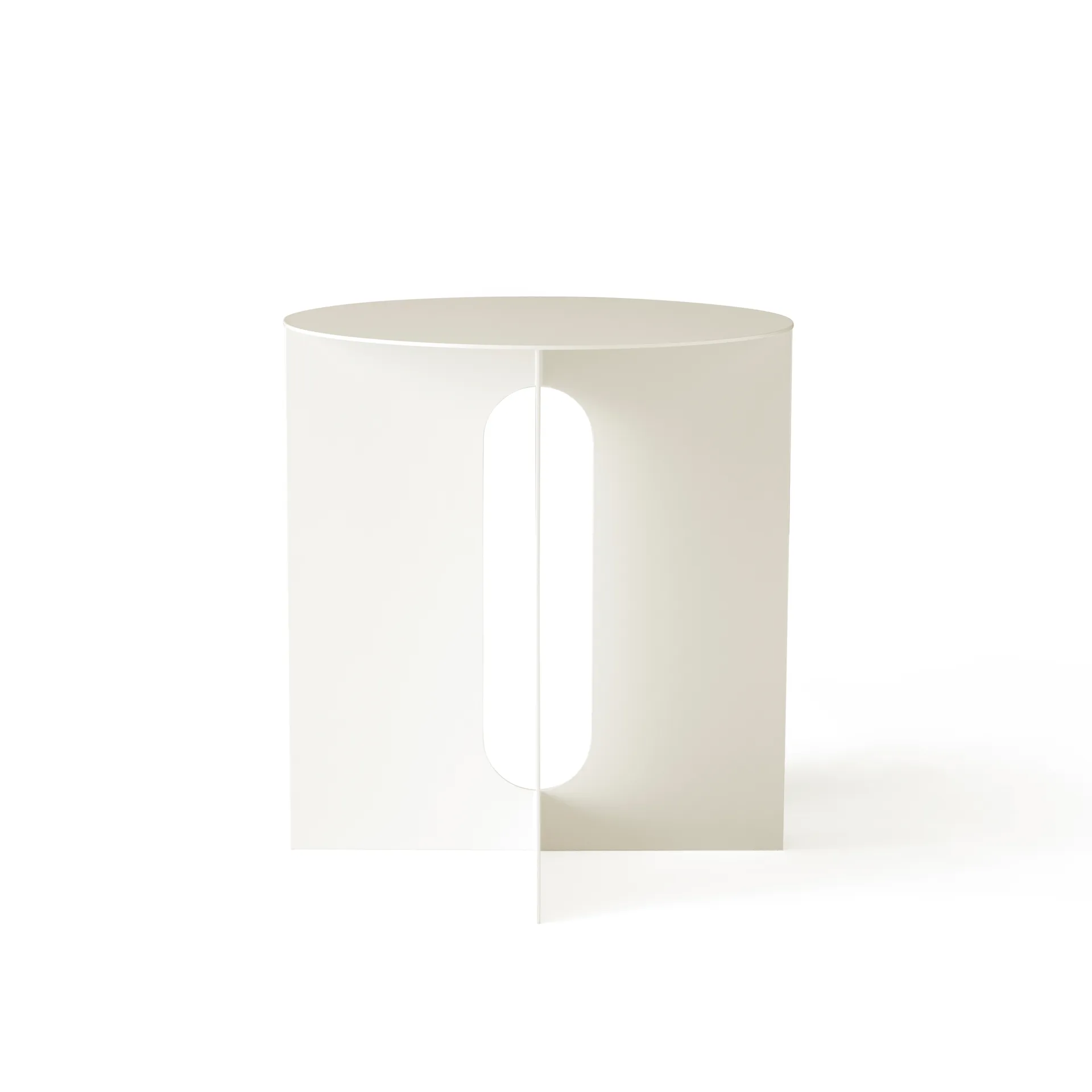 Androgyne sidebord Ø40x43 cm, elfenbenhvid Audo Copenhagen