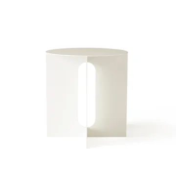 Androgyne sidebord Ø40x43 cm - elfenbenhvid - Audo Copenhagen