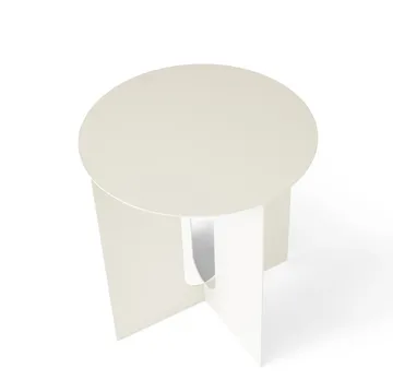 Androgyne sidebord Ø40x43 cm - elfenbenhvid - Audo Copenhagen