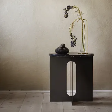 Androgyne sidebord Ø40x43 cm - Sort - Audo Copenhagen