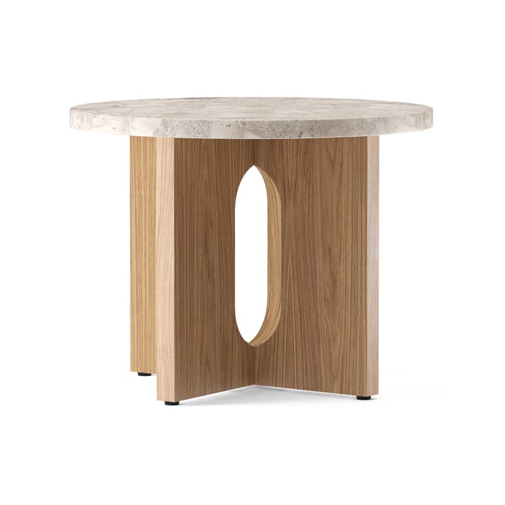 Androgyne sidebord Ø50 cm egebase
, Kunis Breccia/Bordplade Audo Copenhagen
