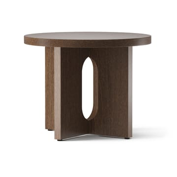 Androgyne sidebord Ø50 cm mørkbejdset eg
 - Mørkbejdset eg/Bordplade - Audo Copenhagen