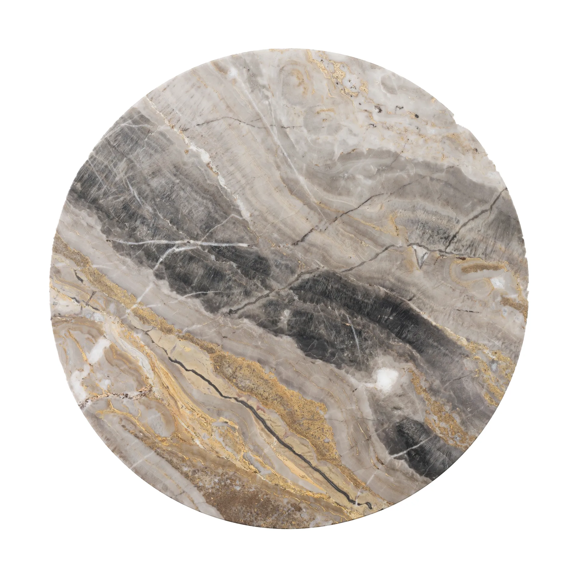 Androgyne sidebord bordplade Ø42 cm, Grey galaxy Audo Copenhagen