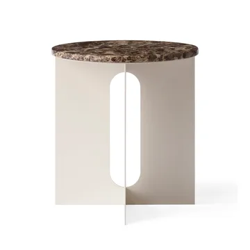 Androgyne sidebord bordplade - Emparador, Ø42 cm - Audo Copenhagen