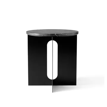 Androgyne sidebord bordplade - Sort, Ø42 cm - Audo Copenhagen