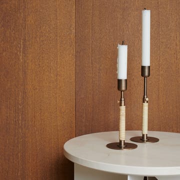 Androgyne sidebord - marble ivory, Ø42 cm, ivory stålstel - Audo Copenhagen