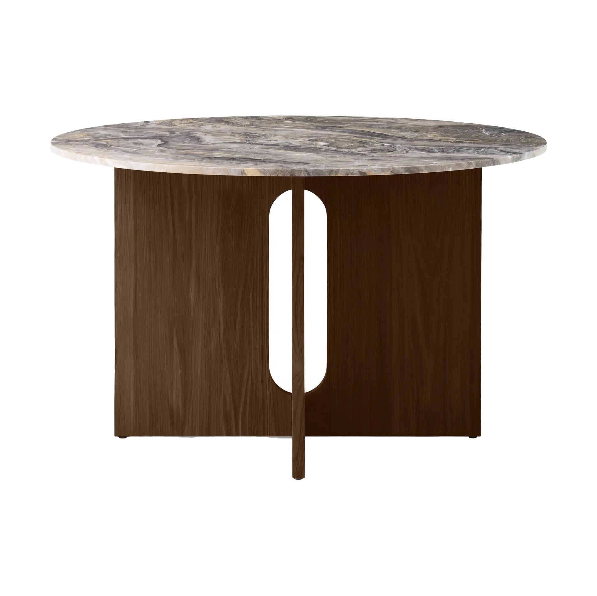 Androgyne spisebord, Grey galaxy-mørkbejdset eg Audo Copenhagen