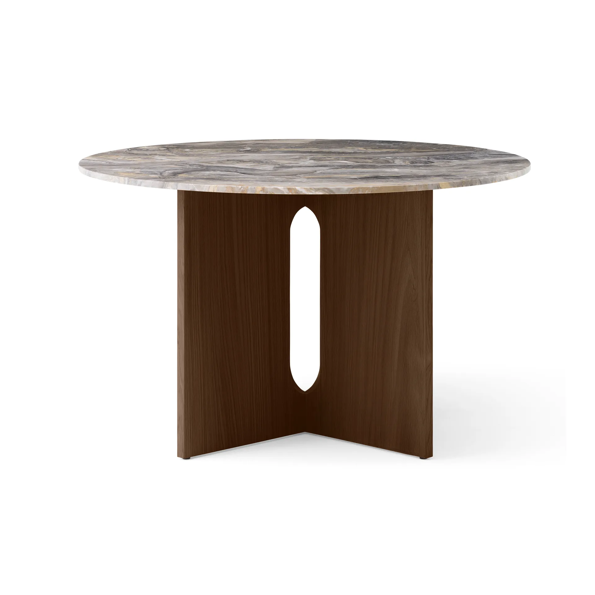 Androgyne spisebord, Grey galaxy-mørkbejdset eg Audo Copenhagen