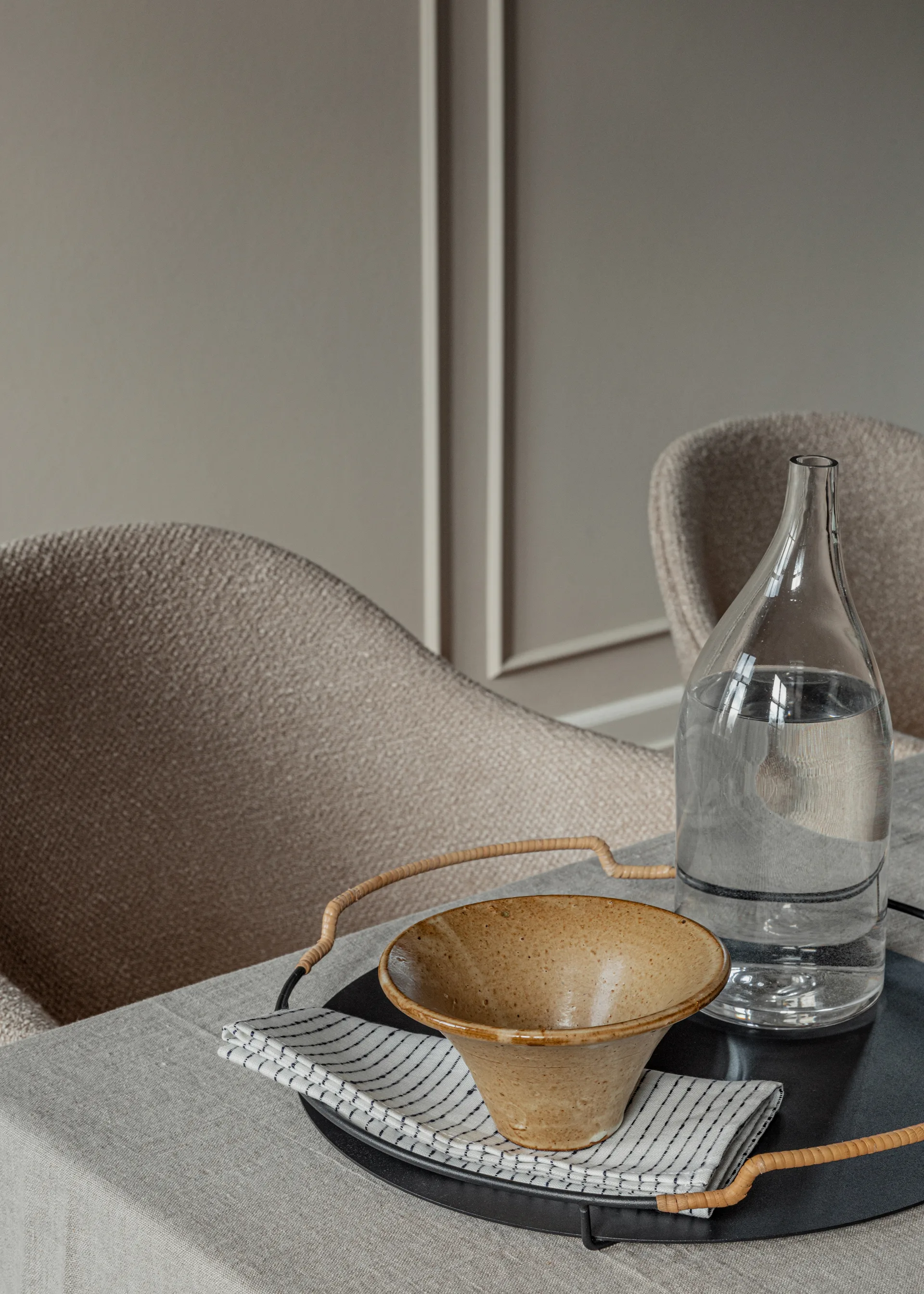 Balcony serveringsbakke Ø36,5 cm, Sort Audo Copenhagen