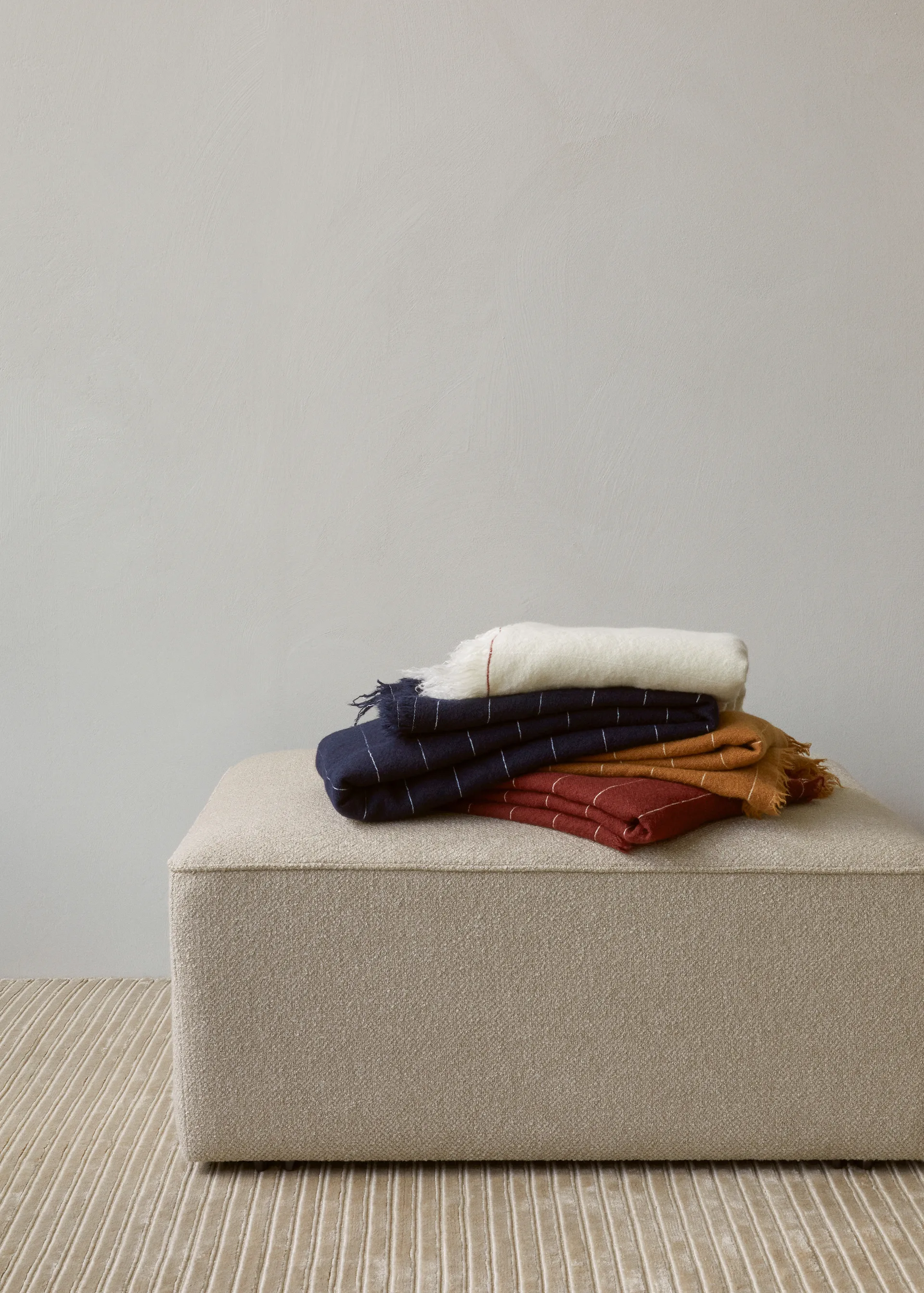 Battus plaid 130x185 cm, Ivory Audo Copenhagen