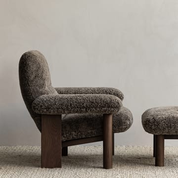 Brasilia lænestol - Dark oak-Root sheepskin - Audo Copenhagen