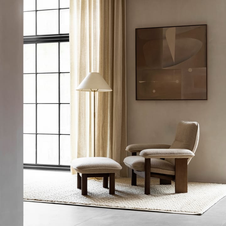 Brasilia lænestol, Oiled oak-Moss 011 grey Audo Copenhagen