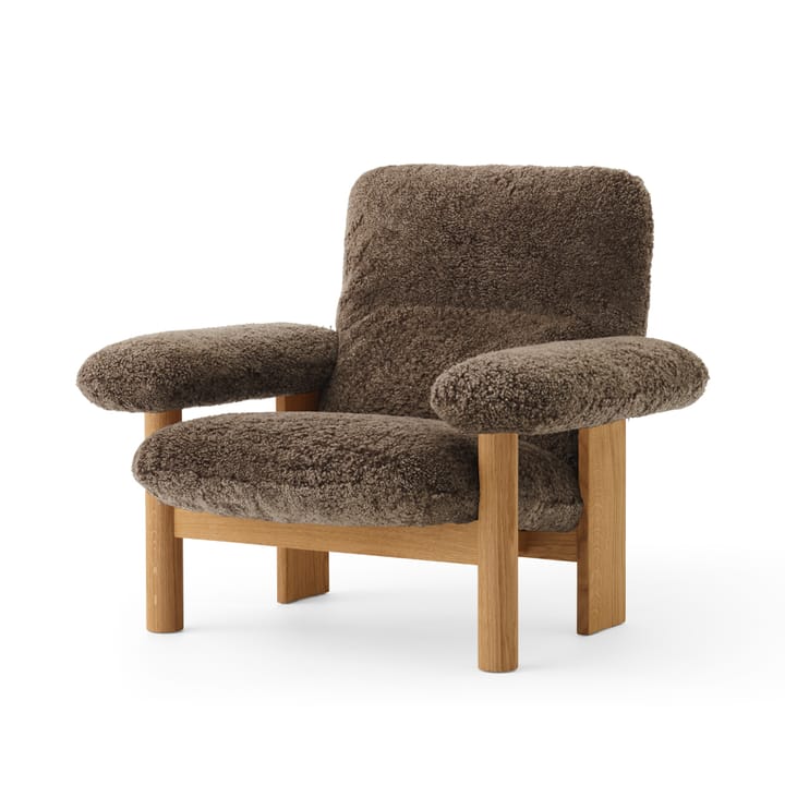Brasilia lænestol - Oiled oak-Root sheepskin - Audo Copenhagen