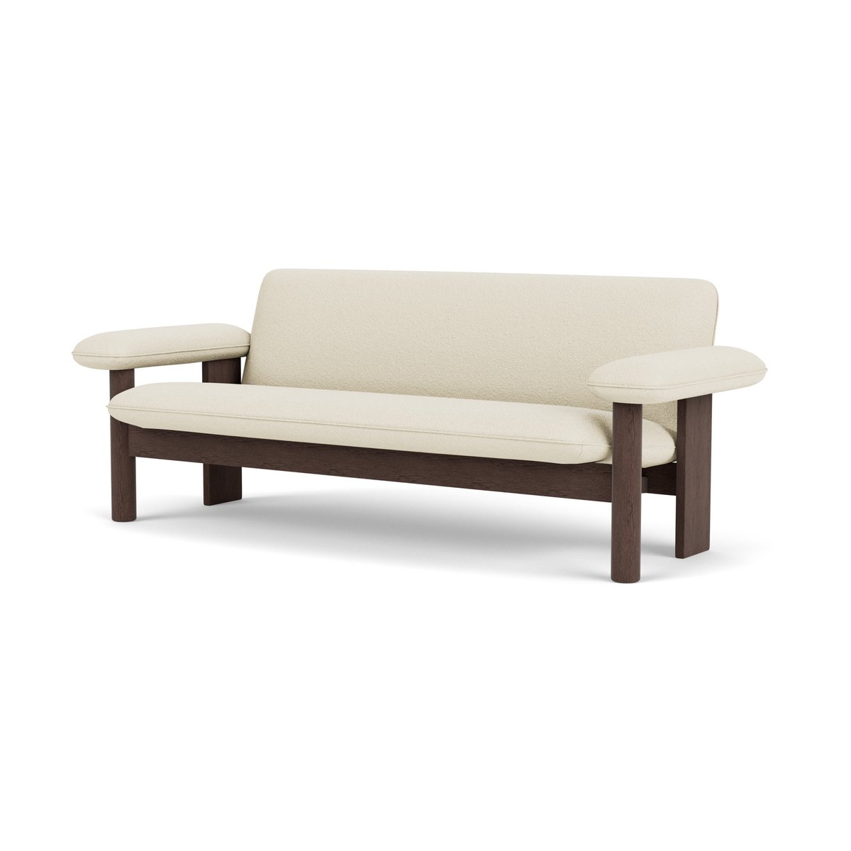 Audo Copenhagen Brasilia sofa 2-personers Dark oak-Baru 0200
